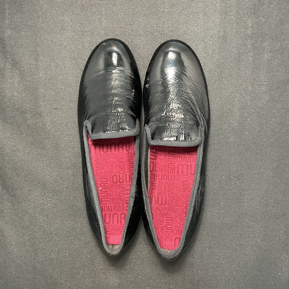 Munro Patent Leather Loafers Women's 7.5 - Picture 2 of 8